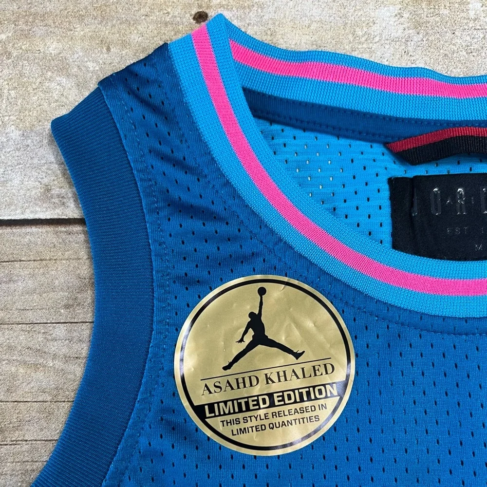 Jordan Boys Asahd Khaled Limited Edition Jersey Shorts Set Abyss 956553-E54‎